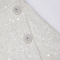 Ivory Sequin Boucle Mini Dress