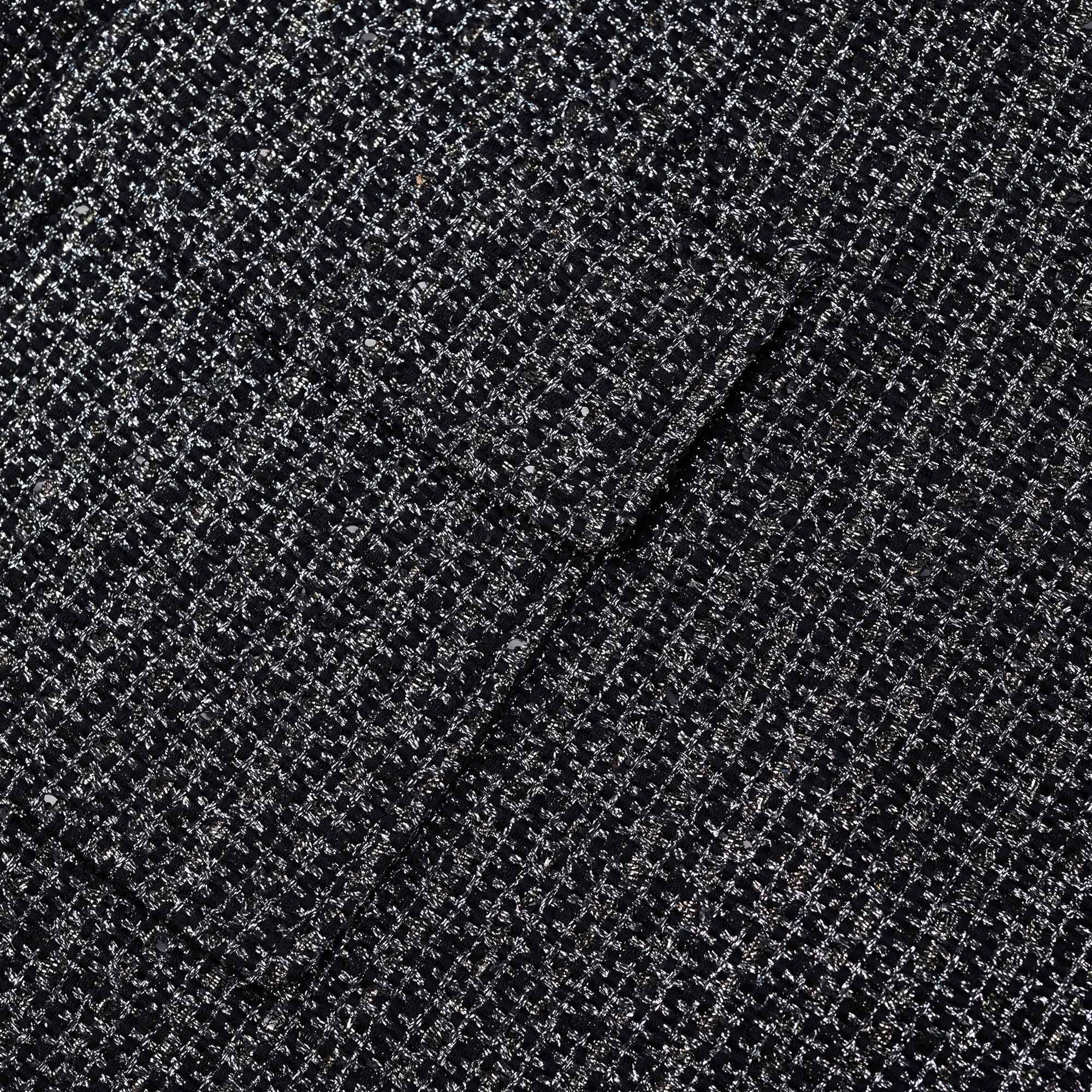 Metallic Boucle Mini Skirt