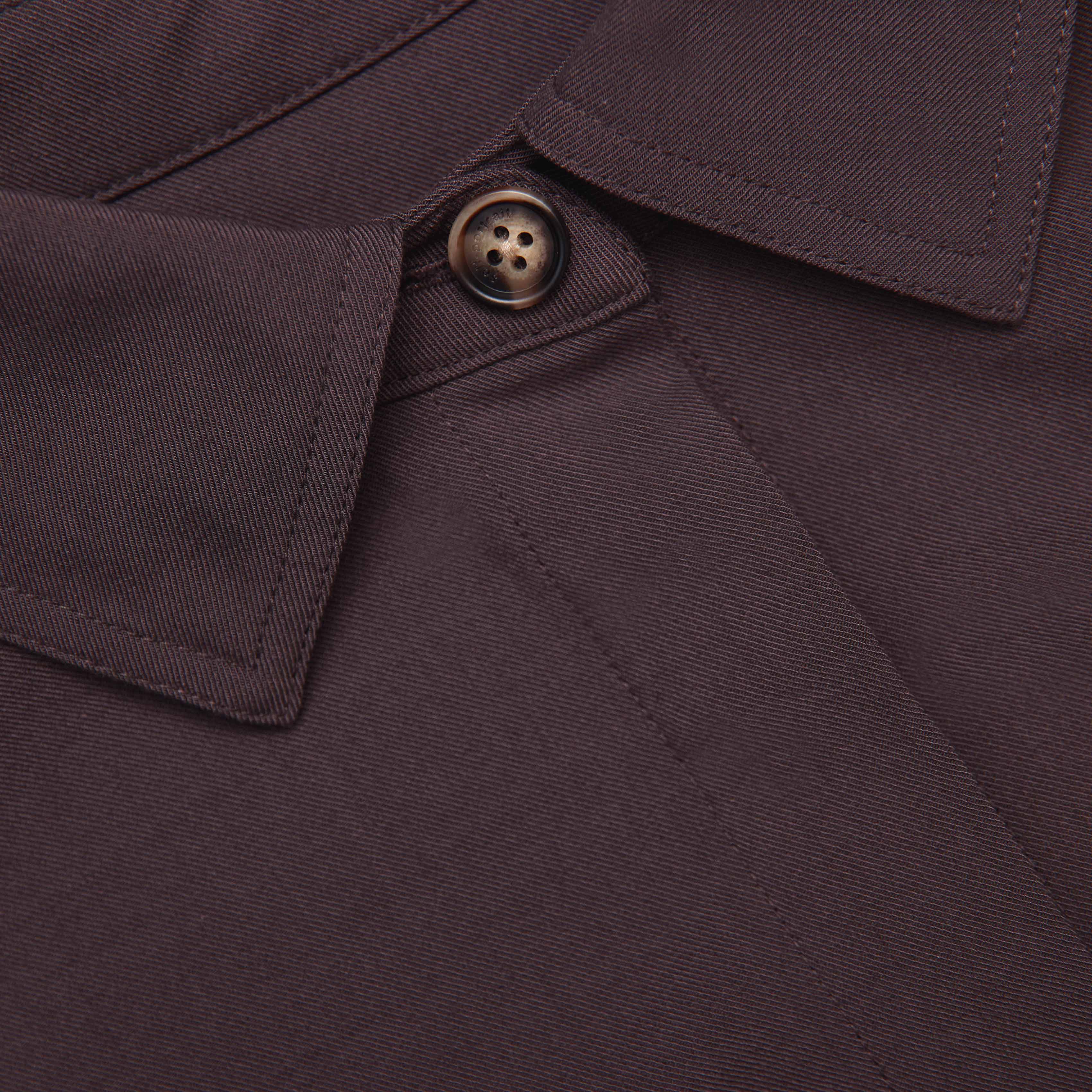 Brown Twill Jumpsuit