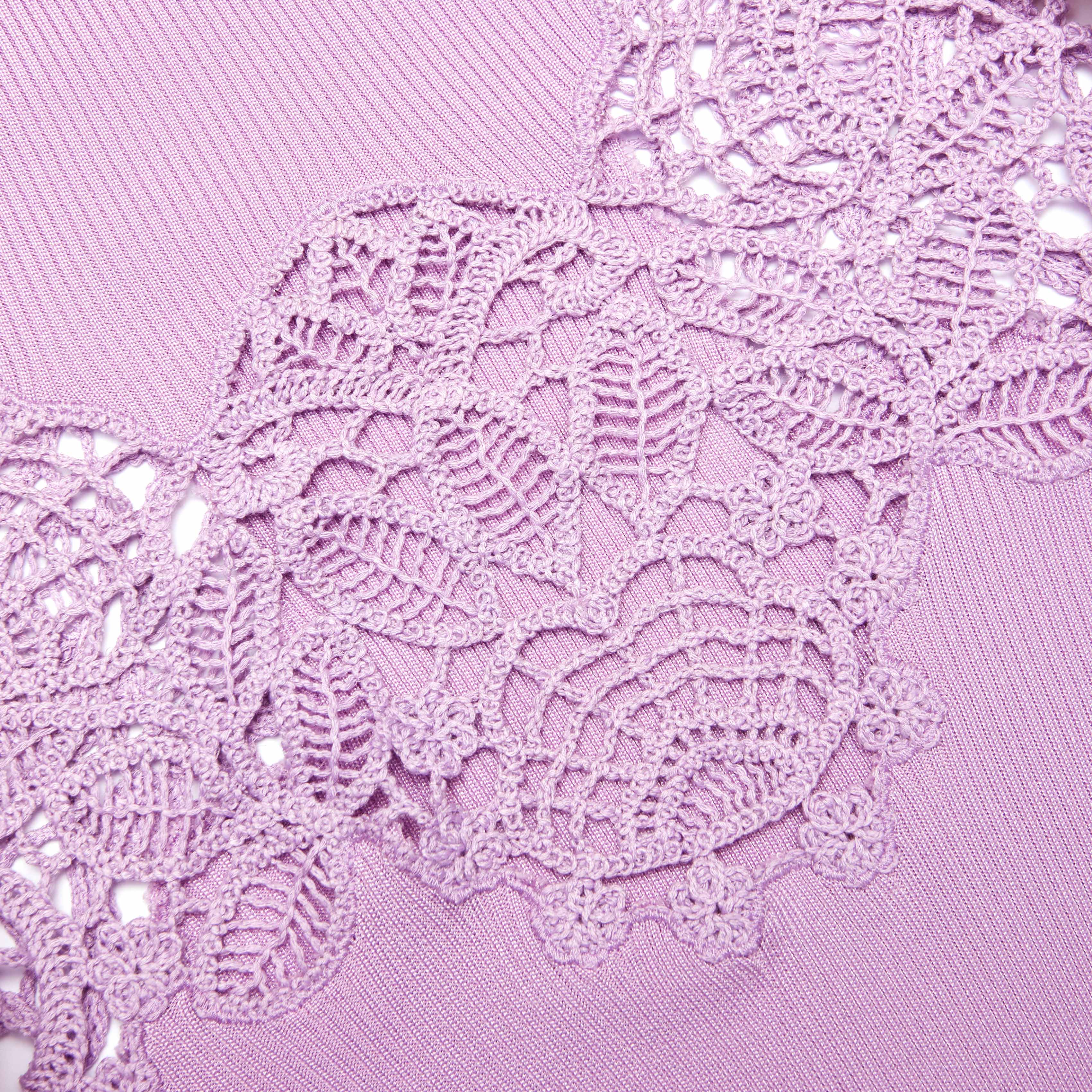 Pink Viscose Knit Cut Out Maxi Dress