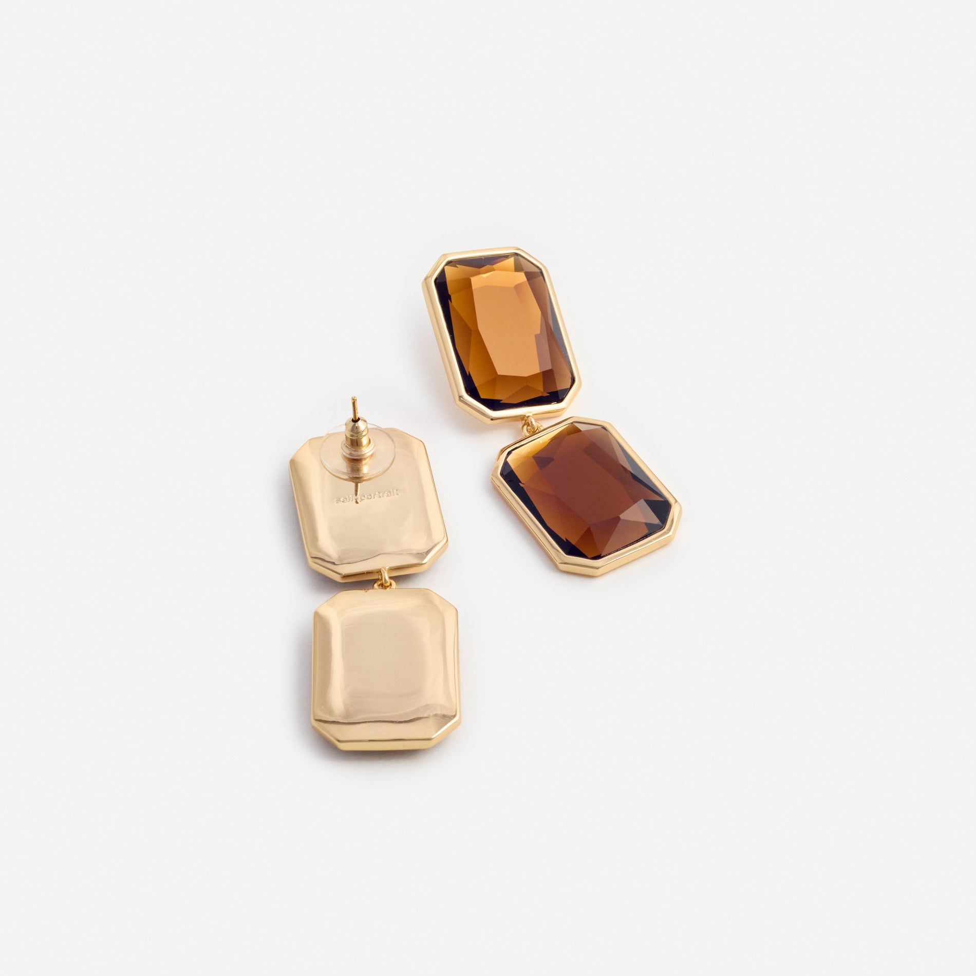 Amber Tiered Earrings