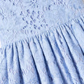 Blue Floral Lace Dress