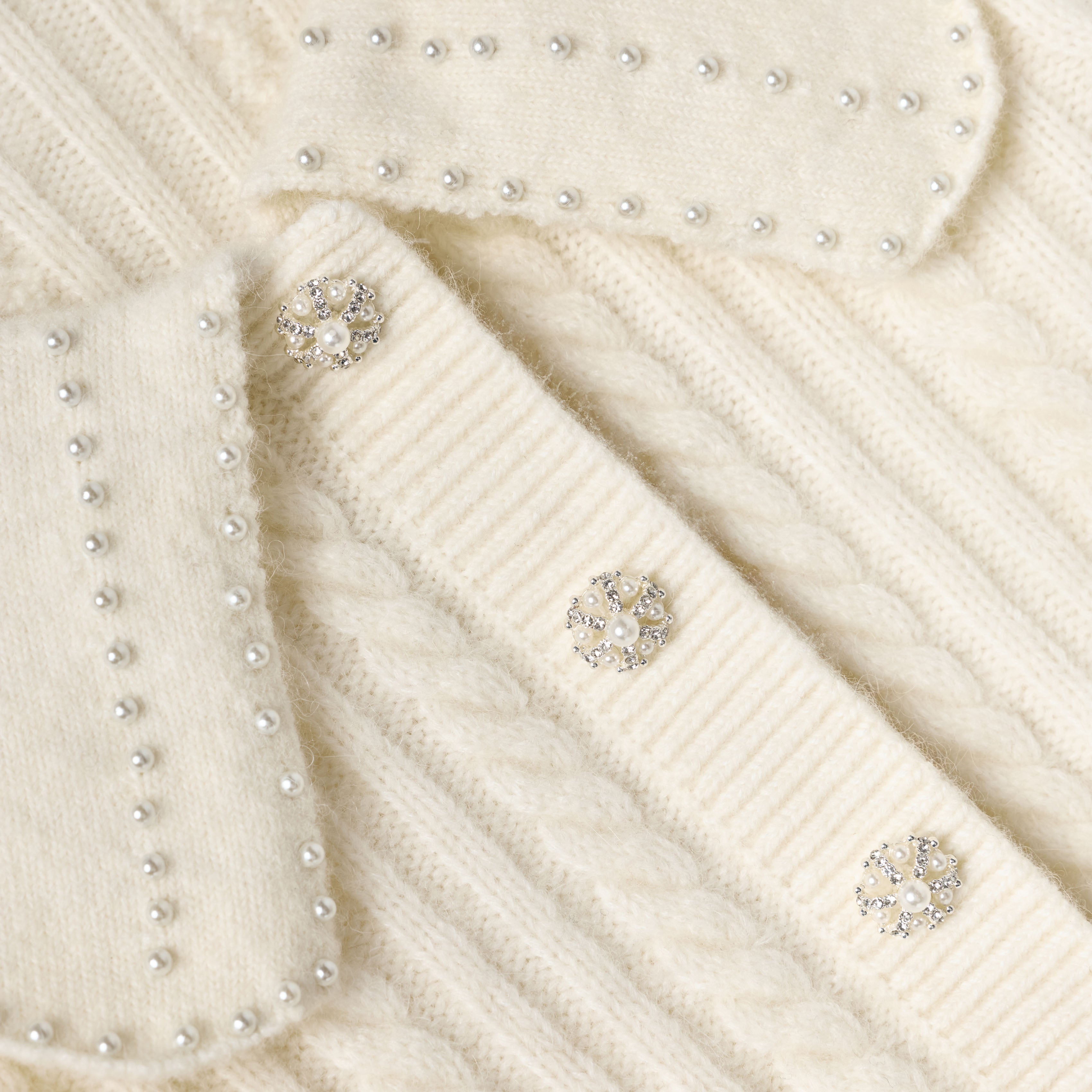 Cream Alpaca Cardigan