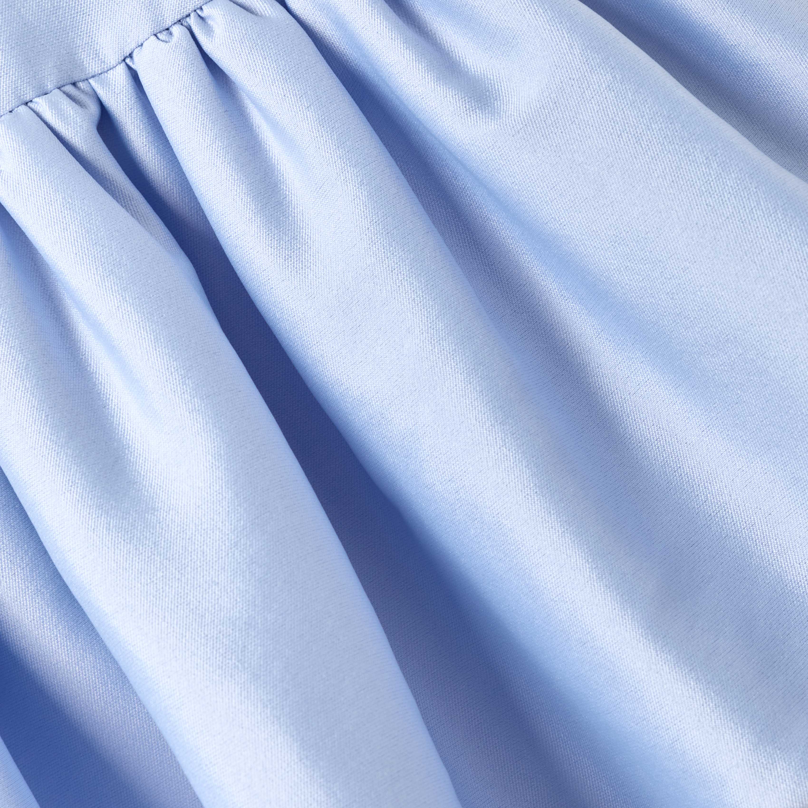 Blue Taffeta Dress