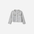 Grey Knit Cardigan