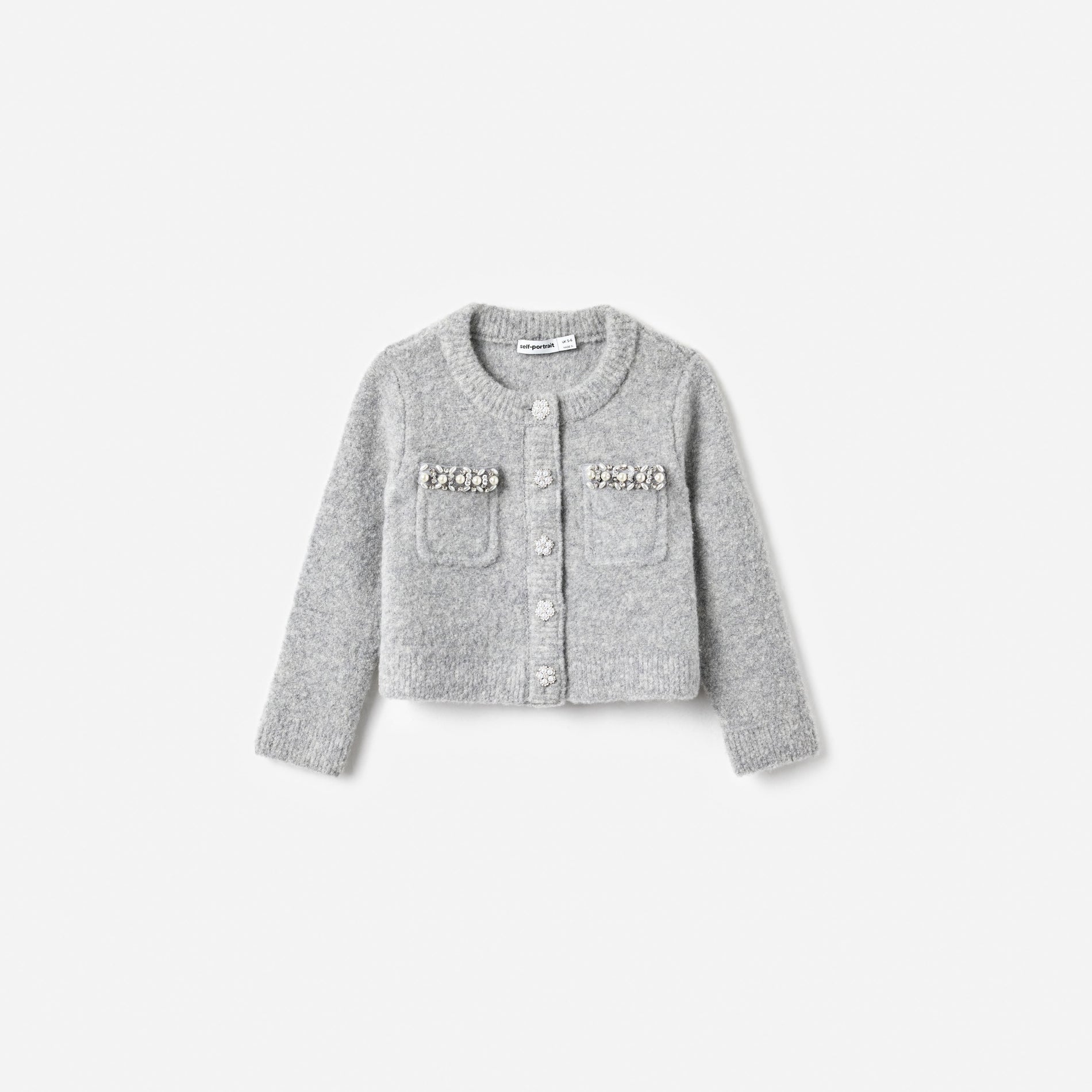 Grey Knit Cardigan