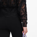 Black Capri Knit Leggings
