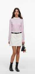 Pink Flower Light Knit Jumper