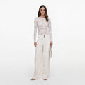 White Floral Lace Bodysuit