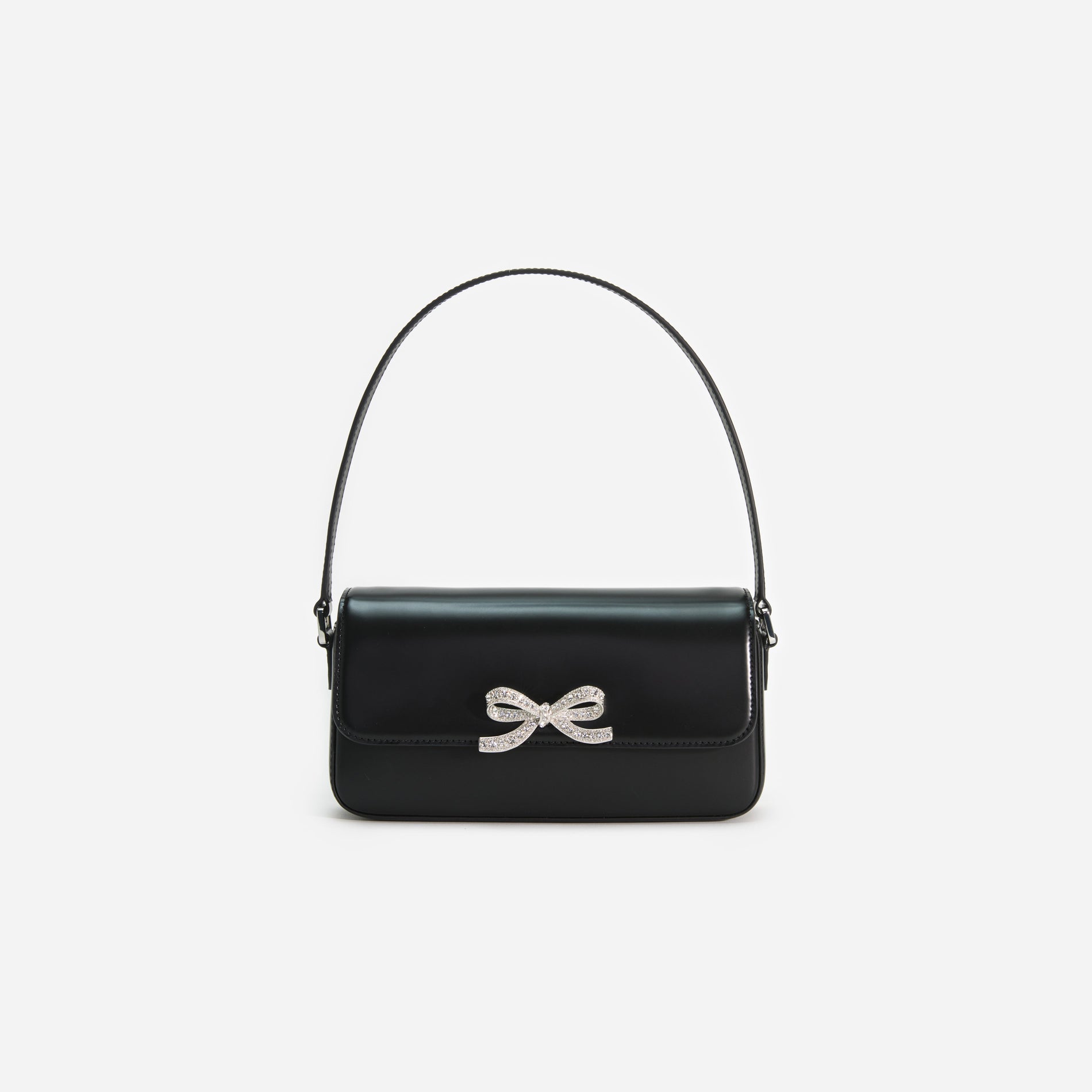 Black Leather Shoulder Bag