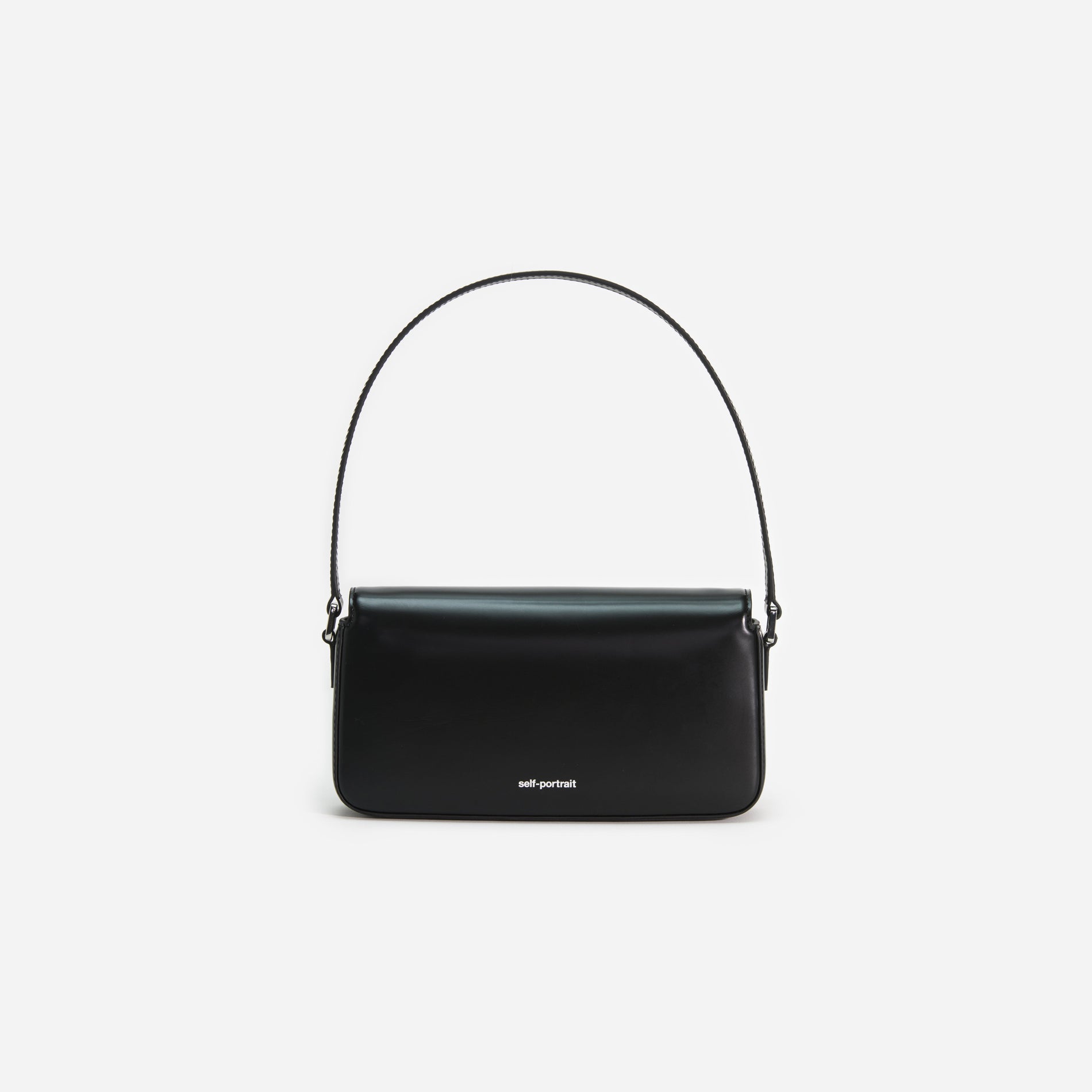 Black Leather Shoulder Bag