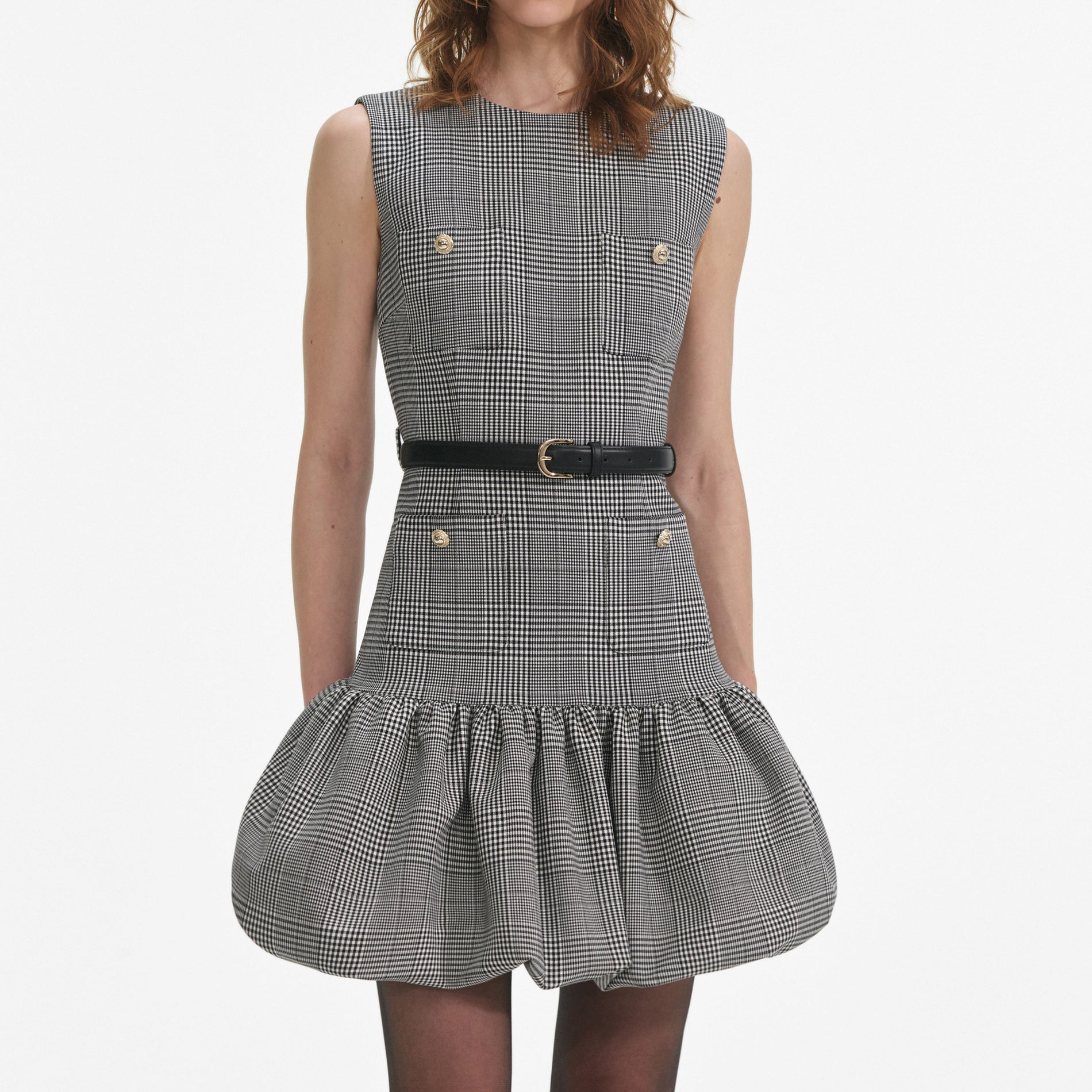 Prince Of Wales Check Mini Dress