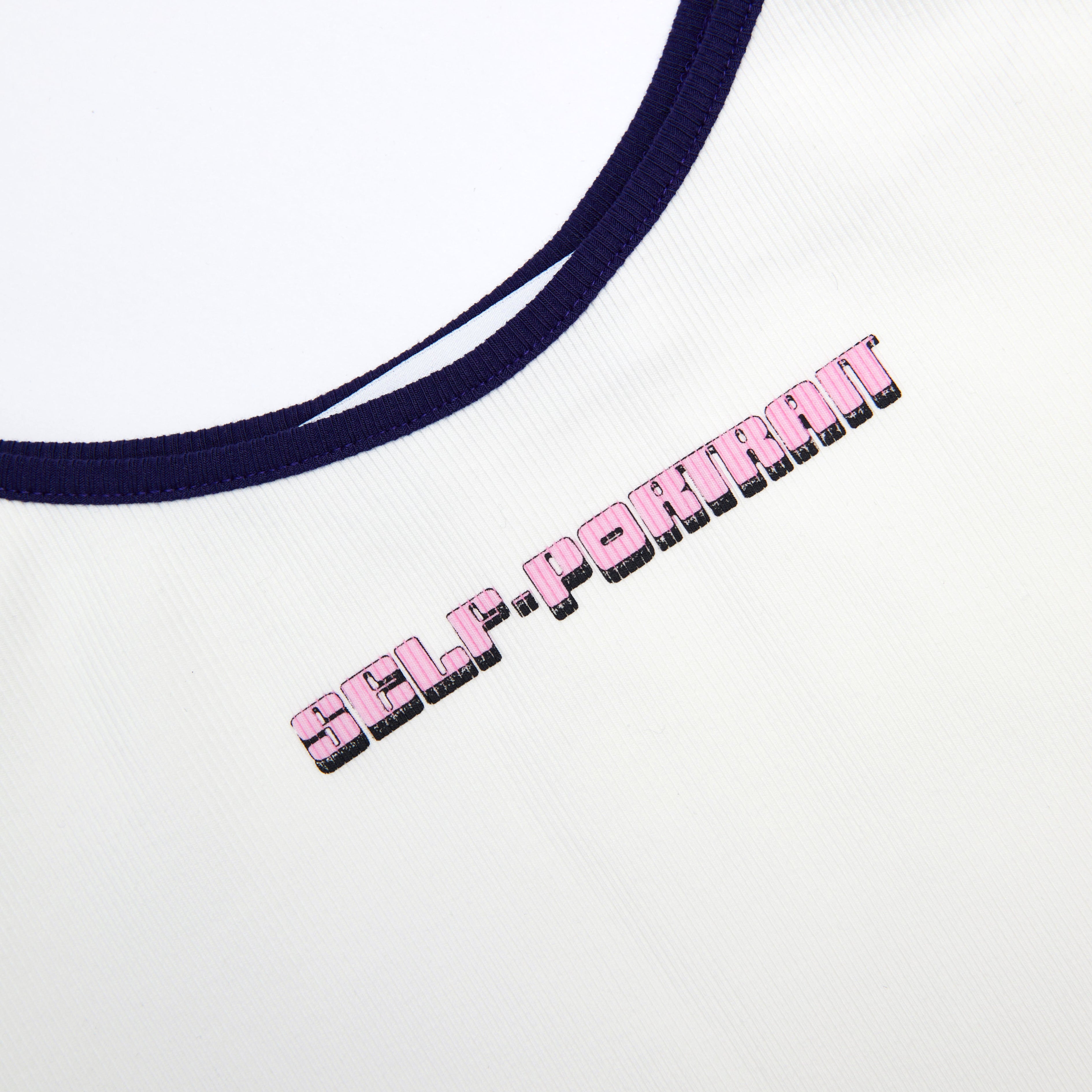 White Vest With Pink SP Logo