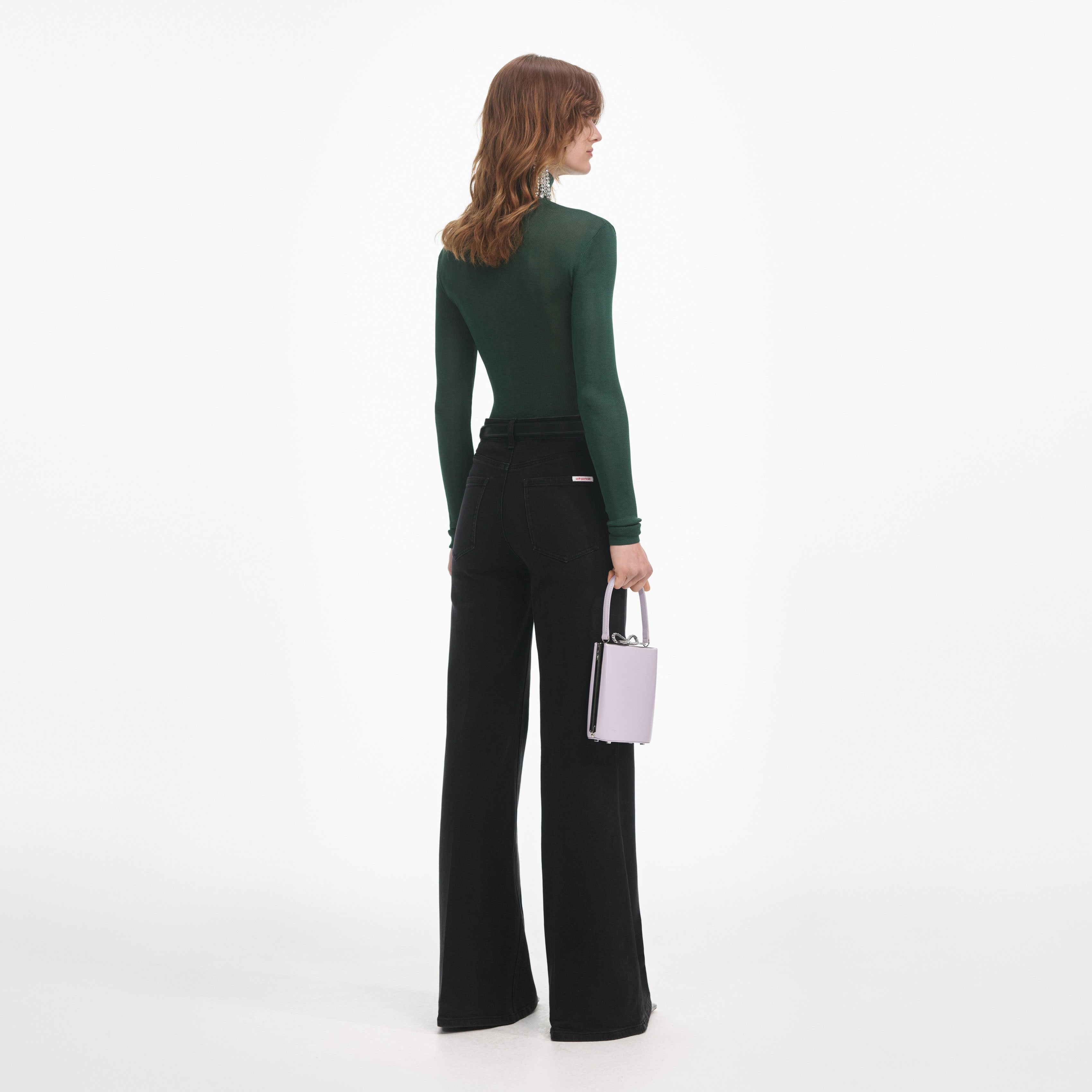 Black Flared Jeans