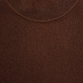 Brown Metallic Viscose Knit Top