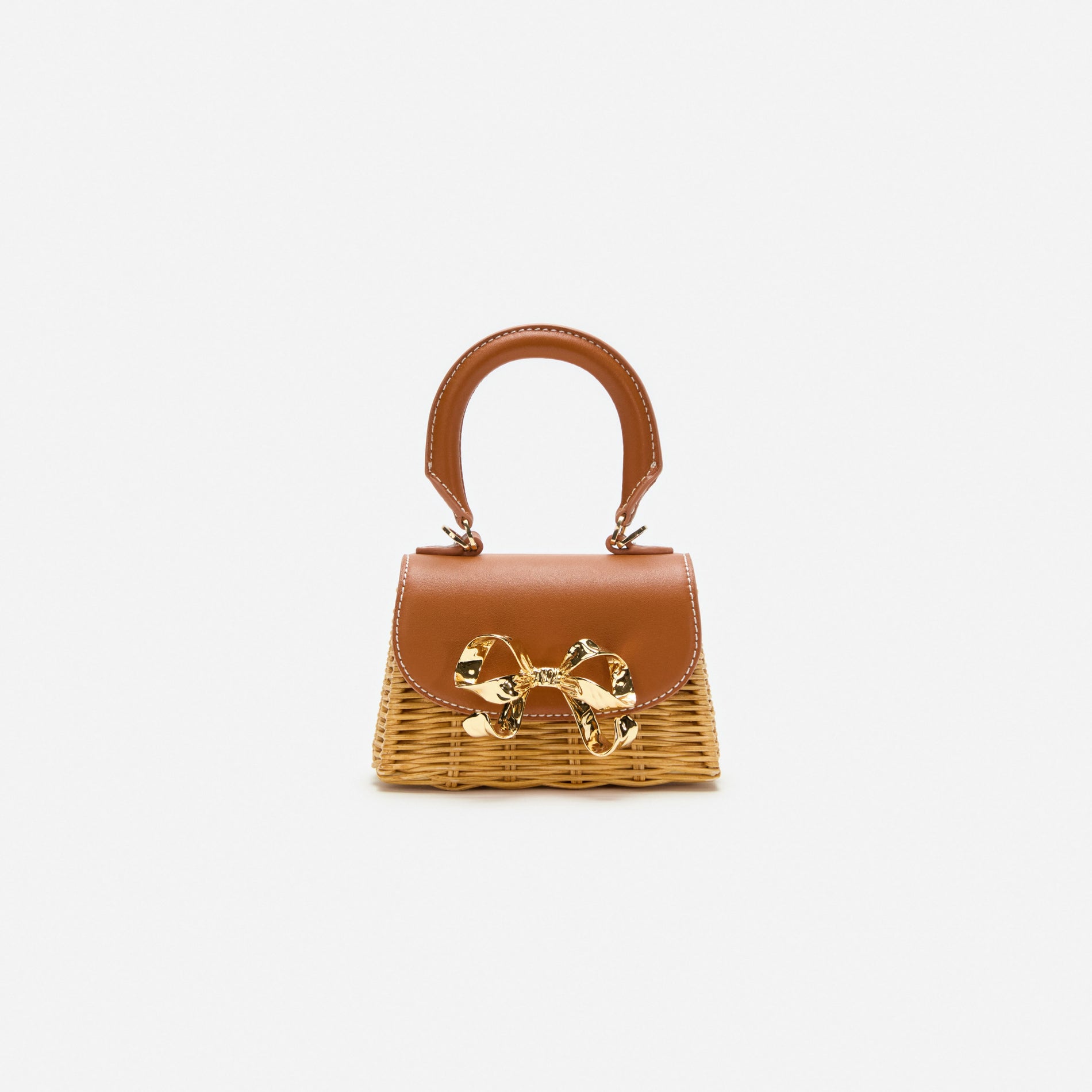 Rattan Micro Bow Bag