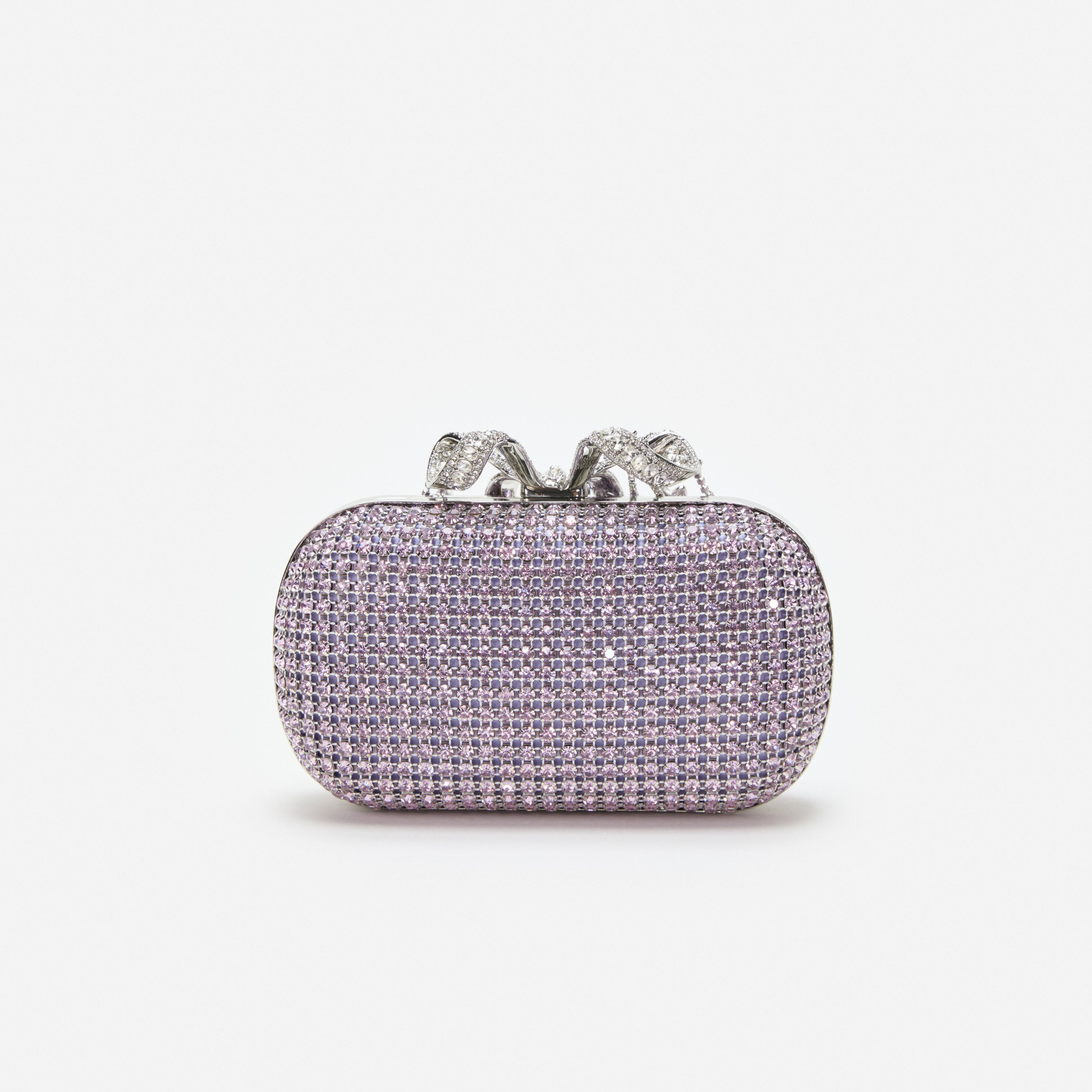 Lilac Chainmail  Clutch Bag