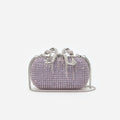 Lilac Chainmail  Clutch Bag