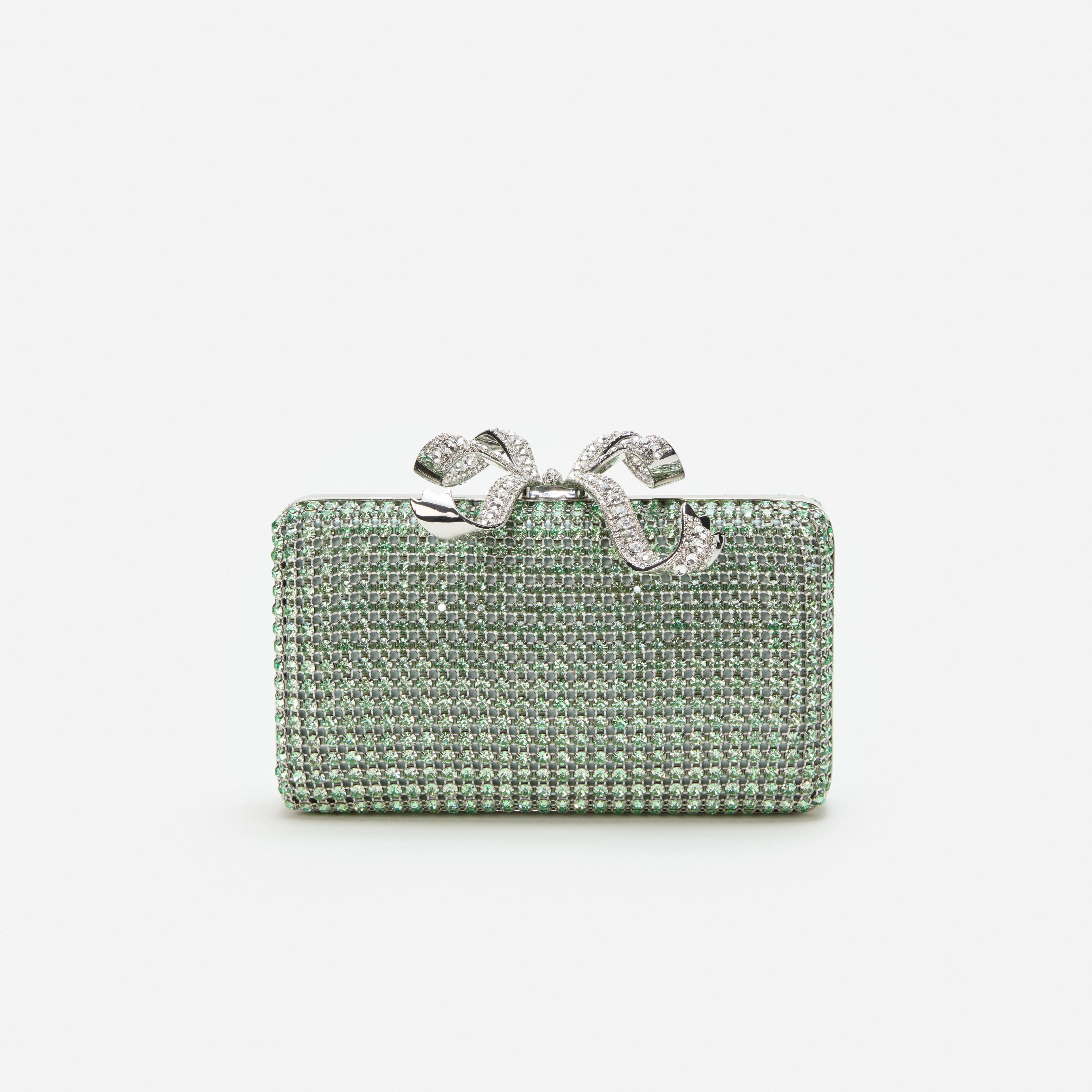 Green Chainmail Clutch Bag