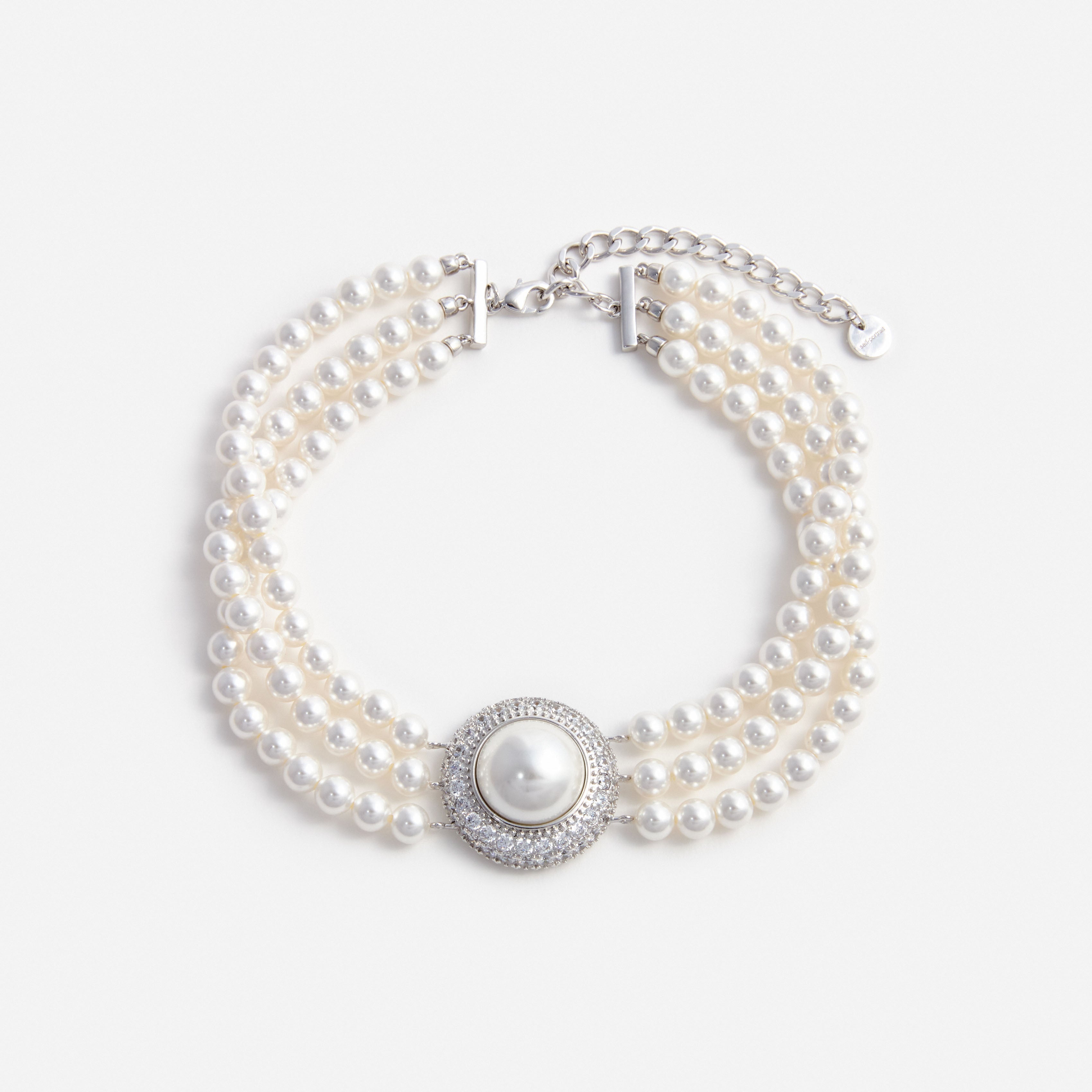 Small Crystal Pearl Choker