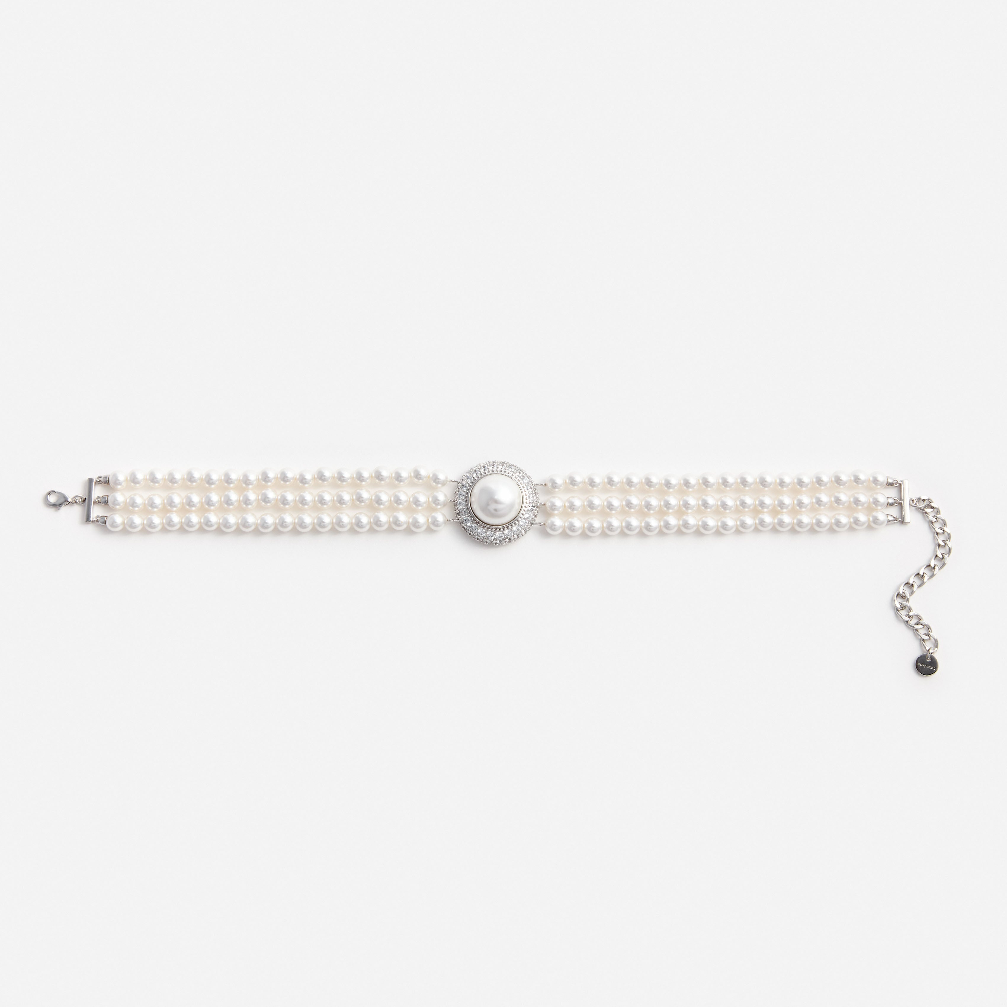 Small Crystal Pearl Choker