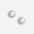 Small Crystal Pearl Earrings
