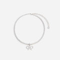 Crystal Bow Tennis Necklace