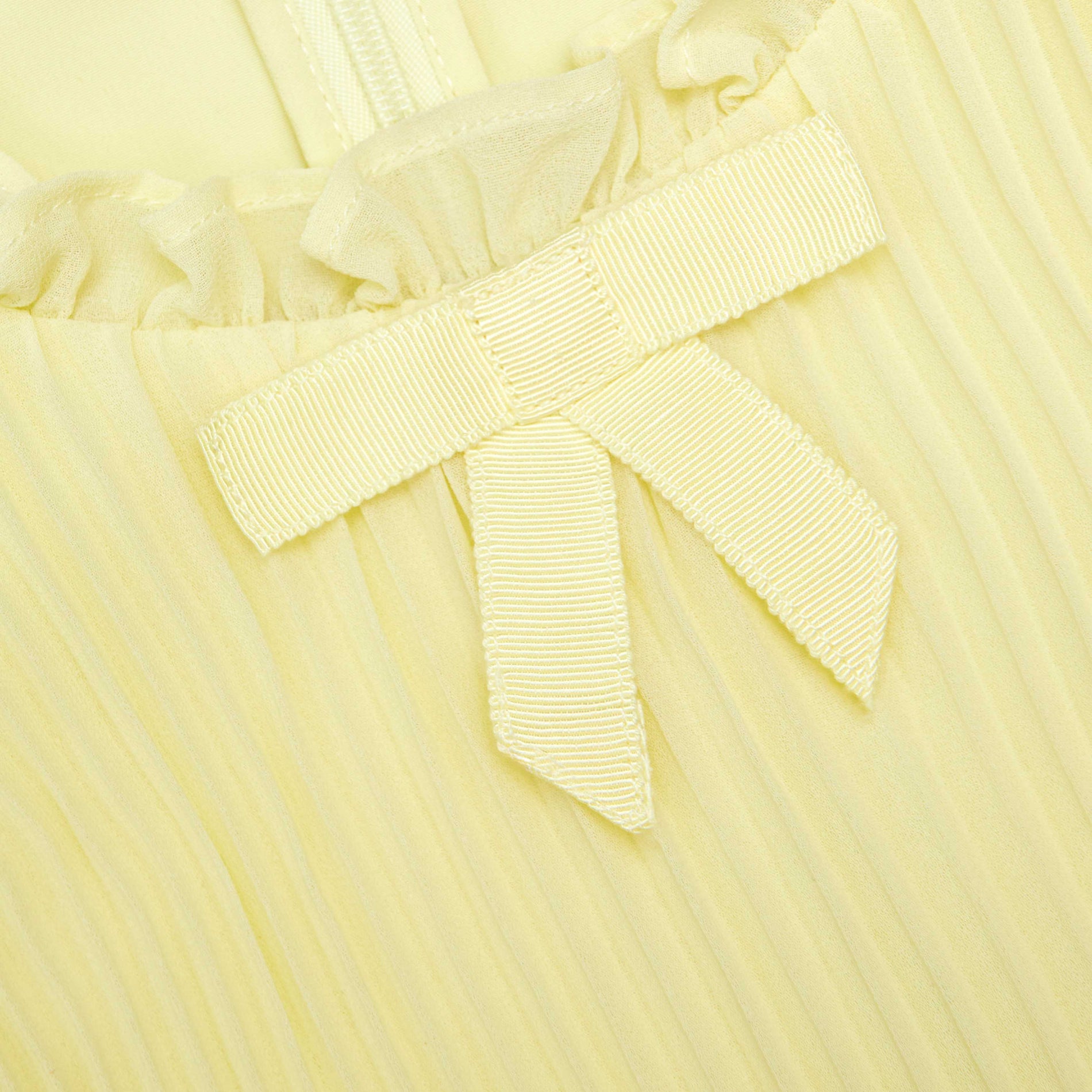 Yellow Chiffon Dress