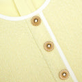 Yellow Boucle Dress