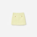 Yellow Boucle Skirt