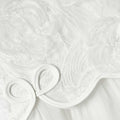White Lace Bow Detail Dress