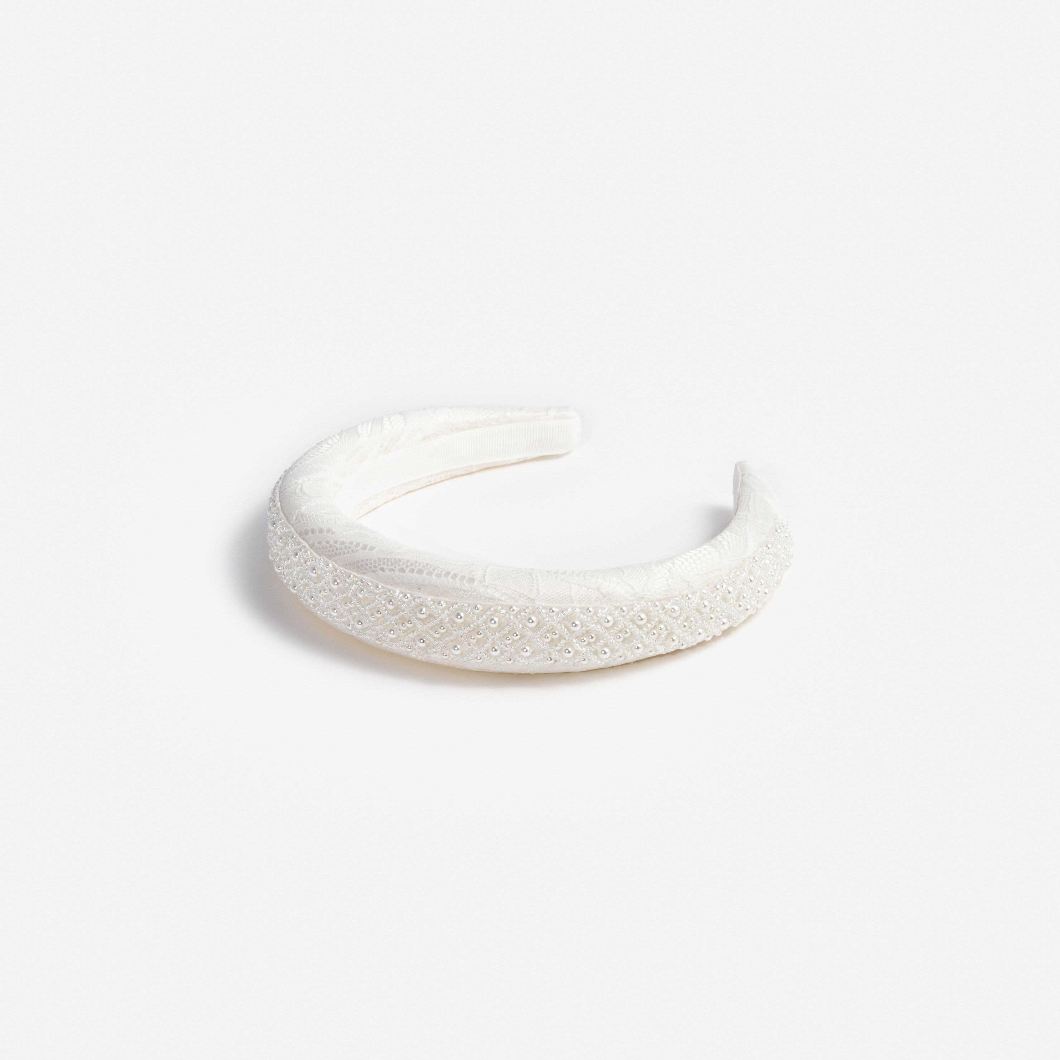 White Lace Headband