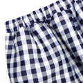 Navy Gingham Taffeta Skirt