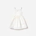 White Cotton Broderie Dress