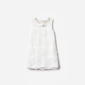 White 3D Lace Dress