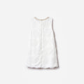 White 3D Lace Dress
