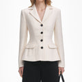 Cream Boucle Jacket