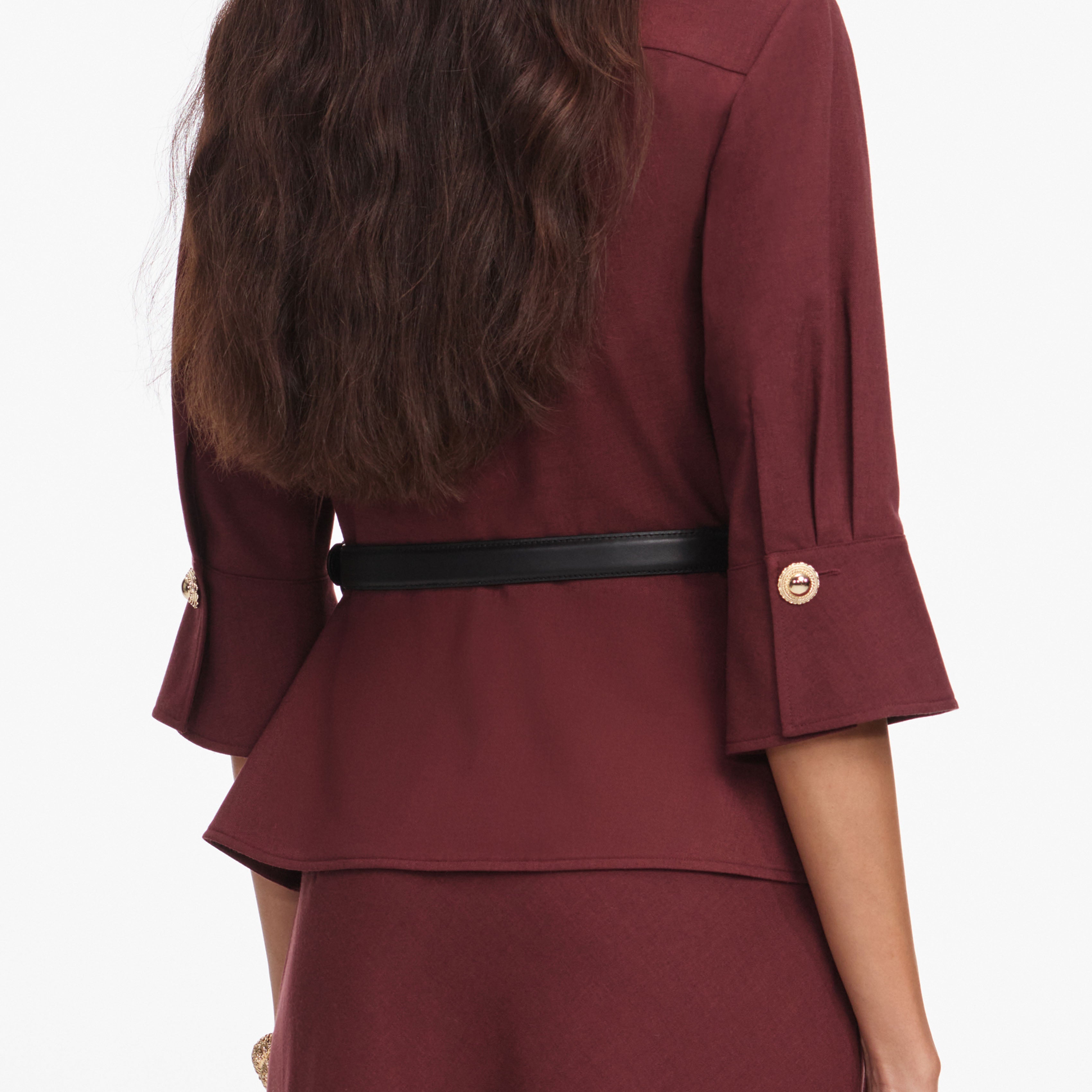 Brown Twill Maxi Dress