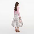 Pink Flower Knit Jumper