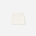 Cream Boucle Skirt