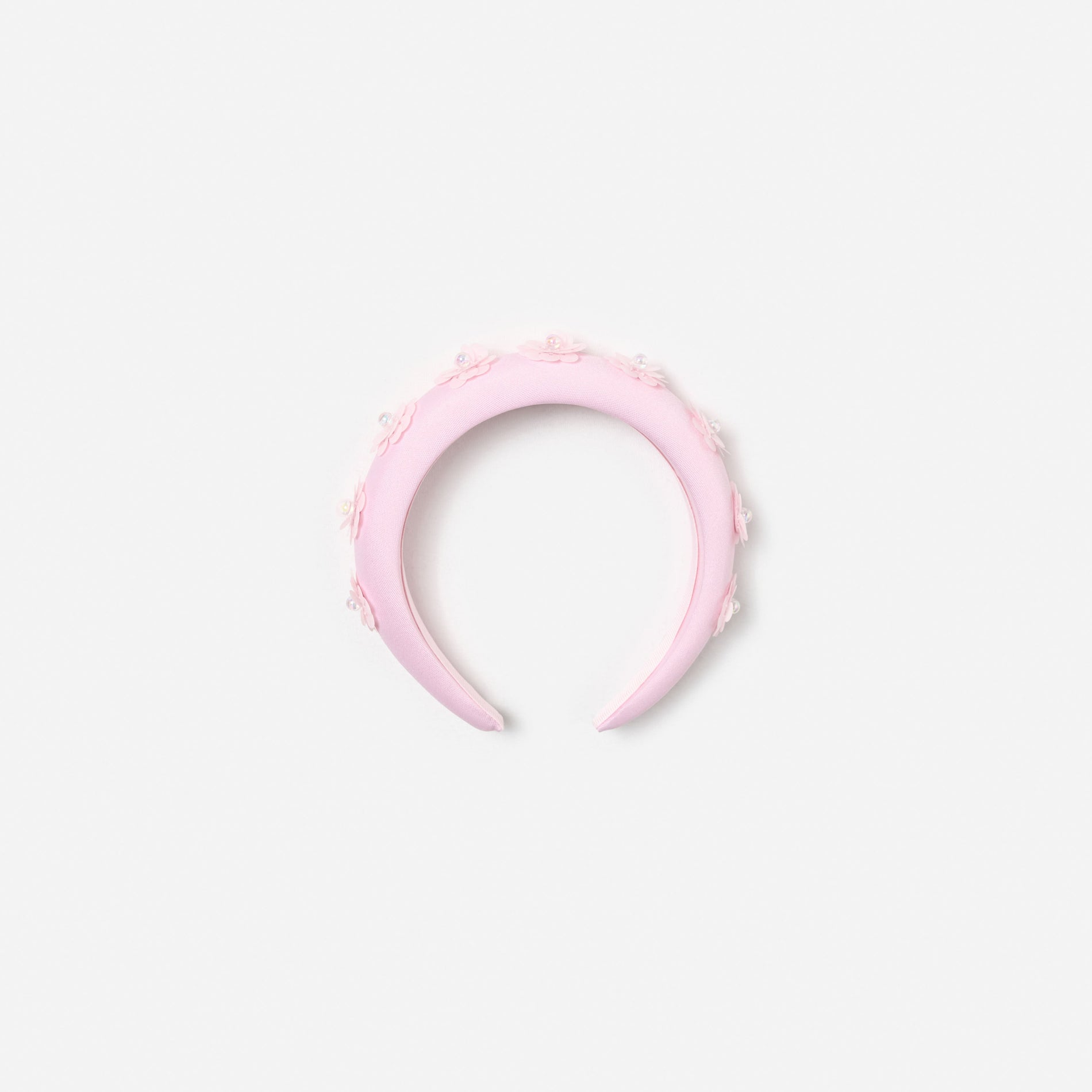 Pink Sequin Flower Headband