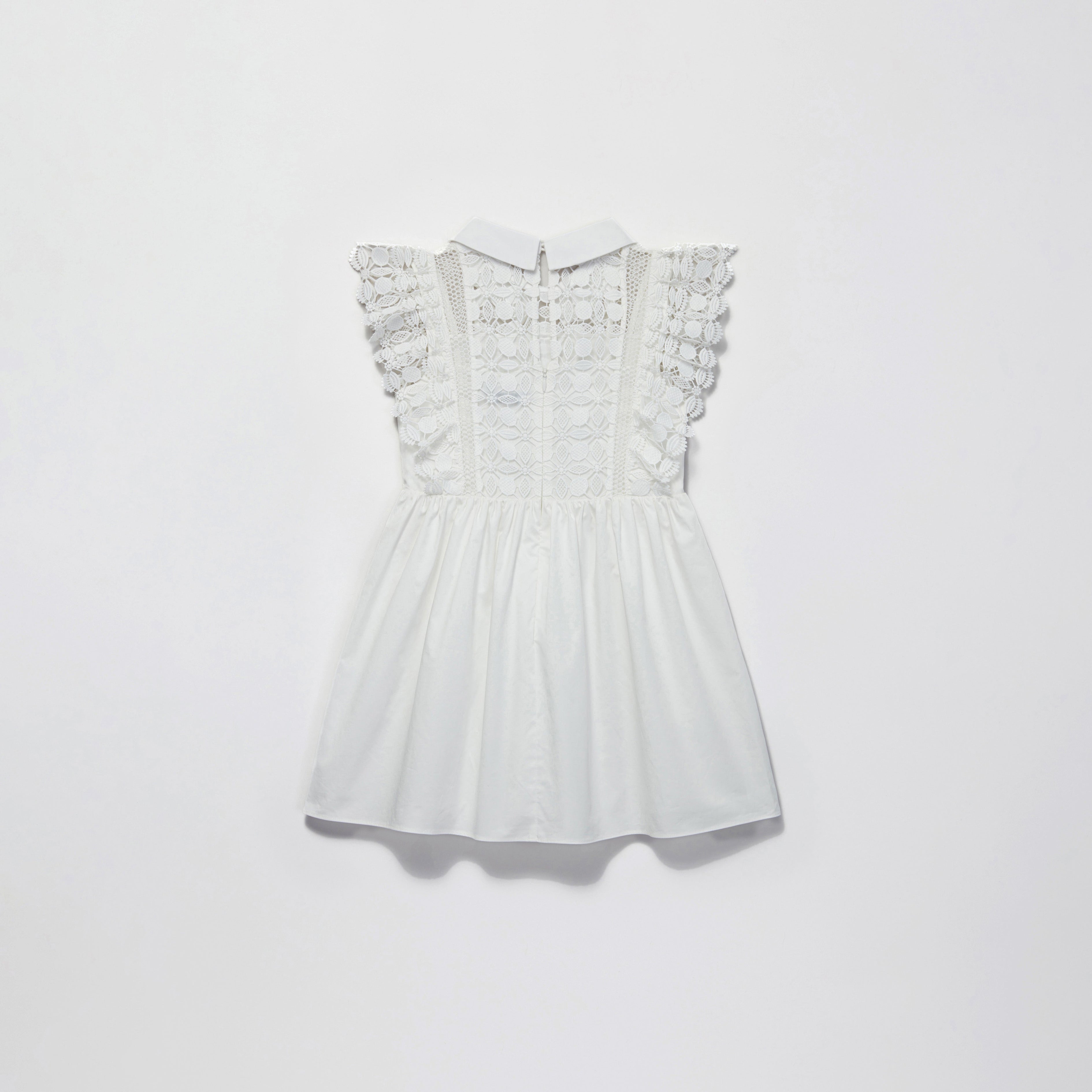 White Lace Mini Dress