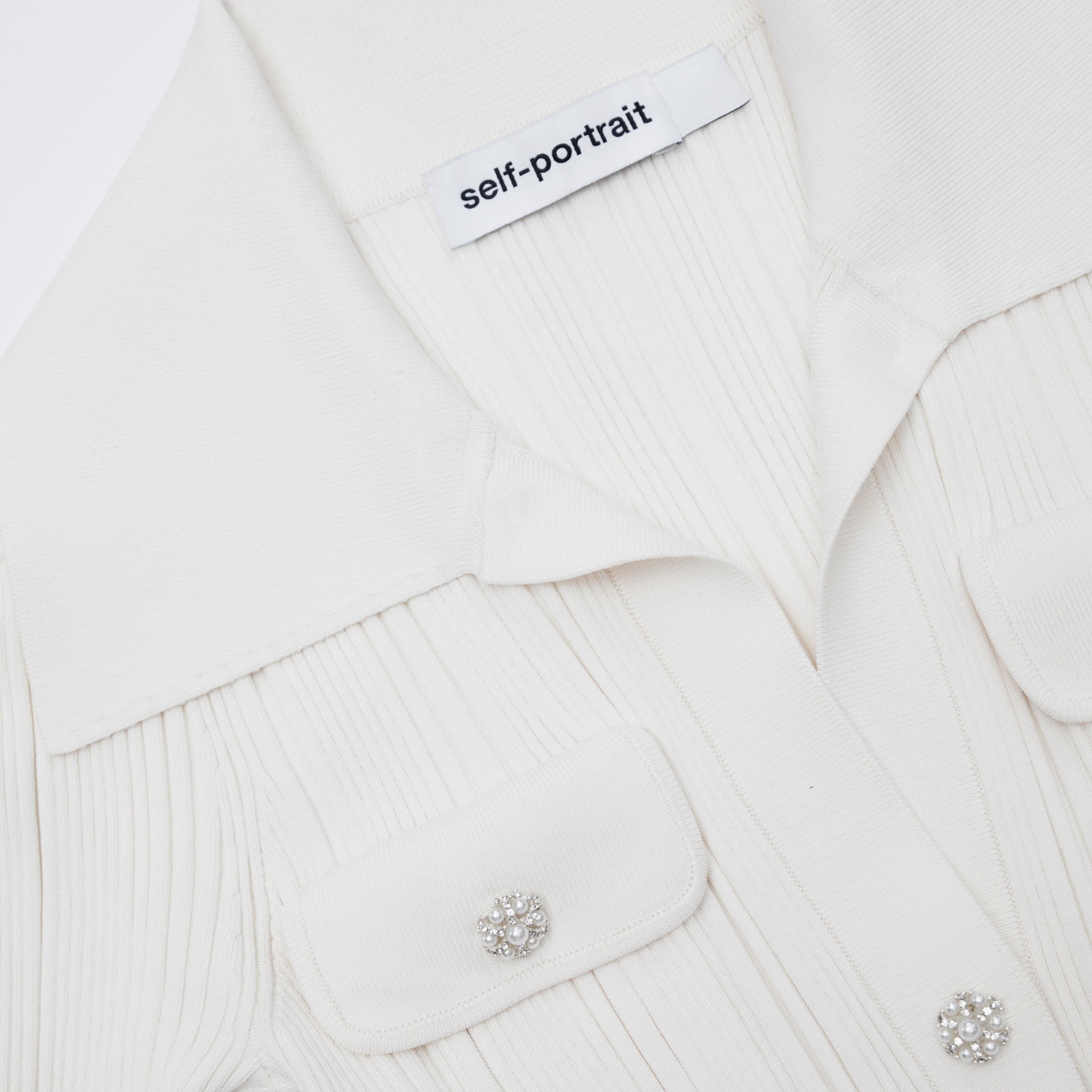 Cream Knit Midi Dress