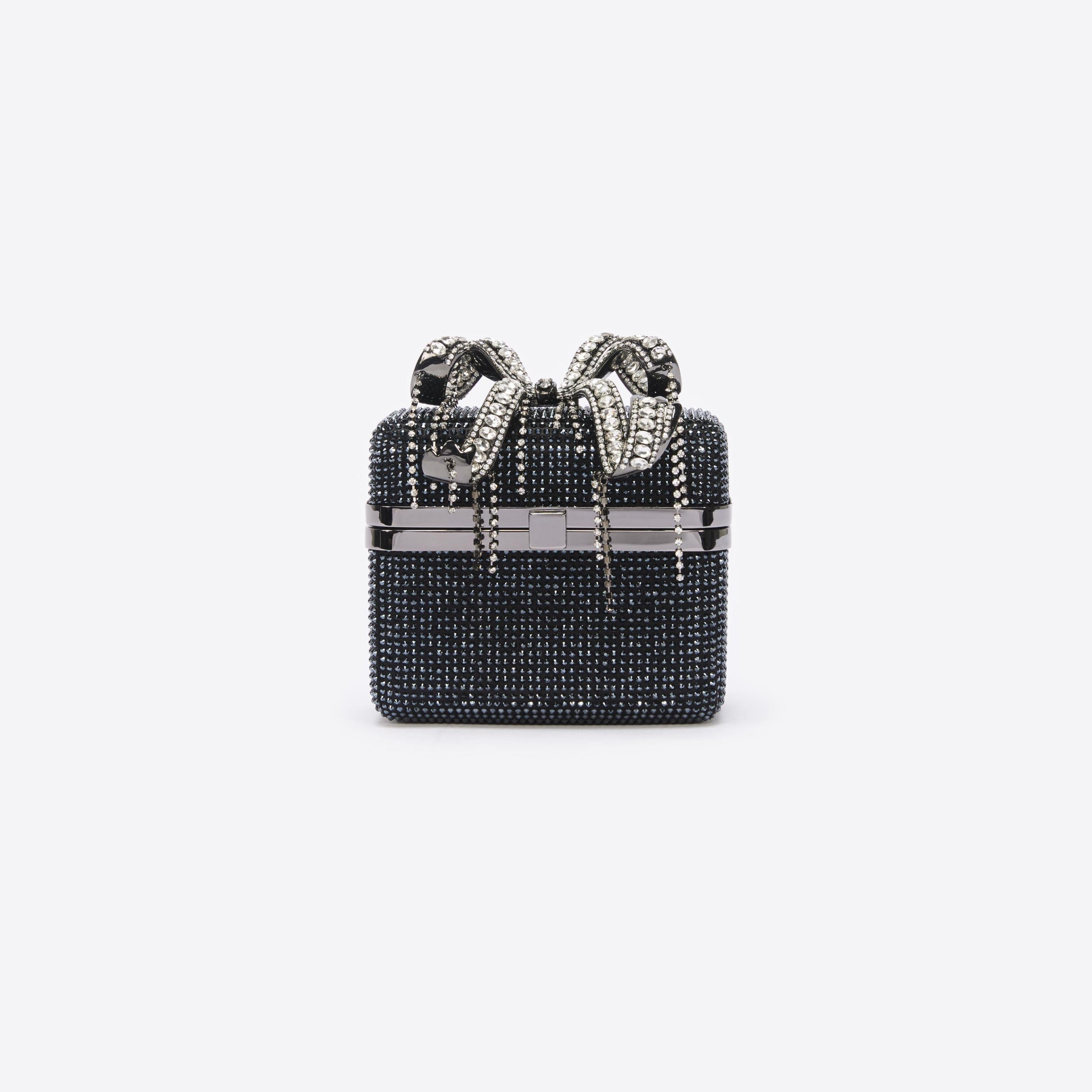 Iridescent Rhinestone Vanity Bag