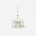 Pearl Top Handle Clutch Bag