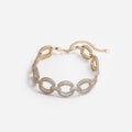 Gold Crystal Link Choker