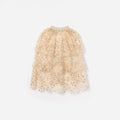 Cream Sequin Tulle Cape