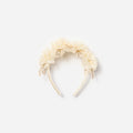 Cream Sequin Tulle Headband