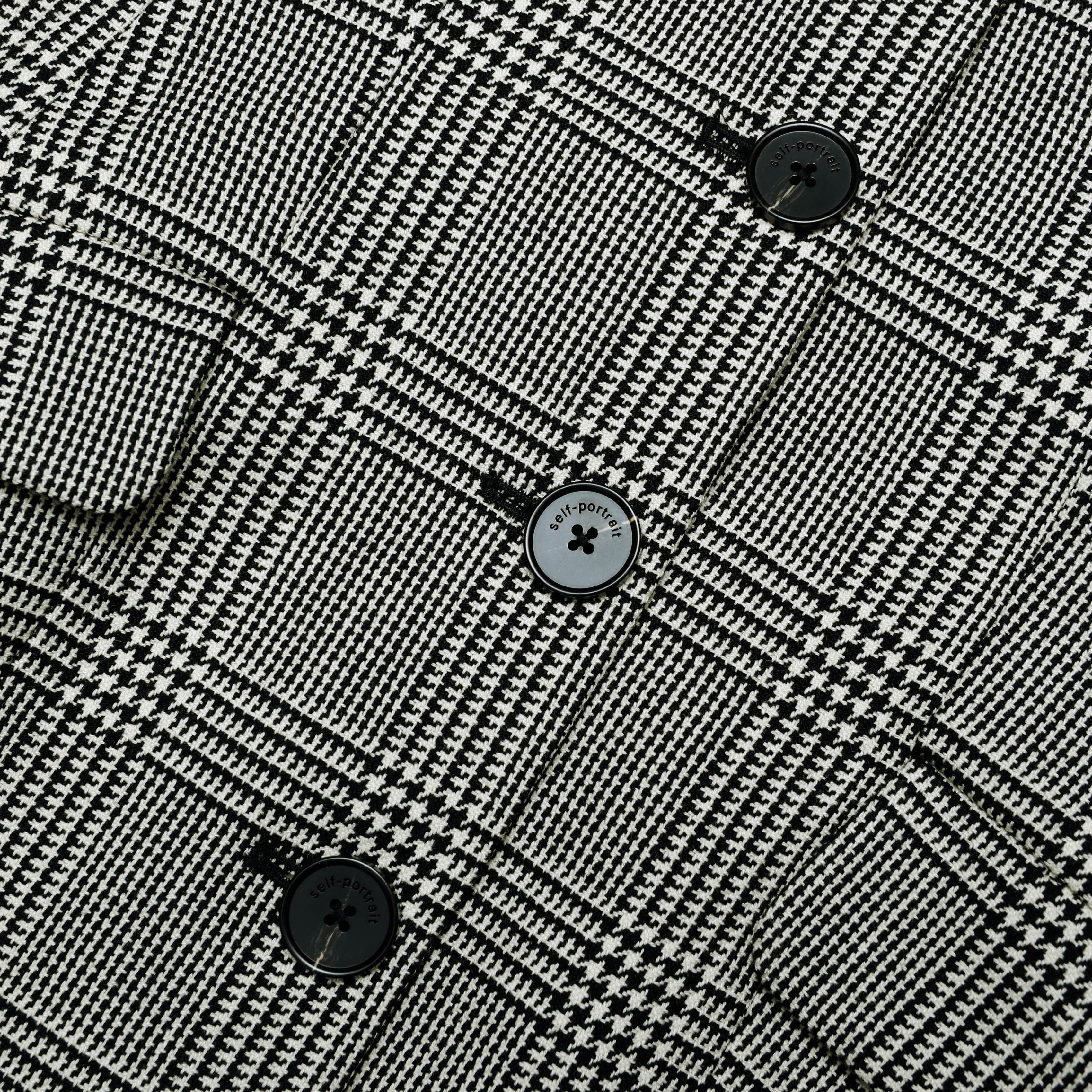 Check Blazer Mini Dress