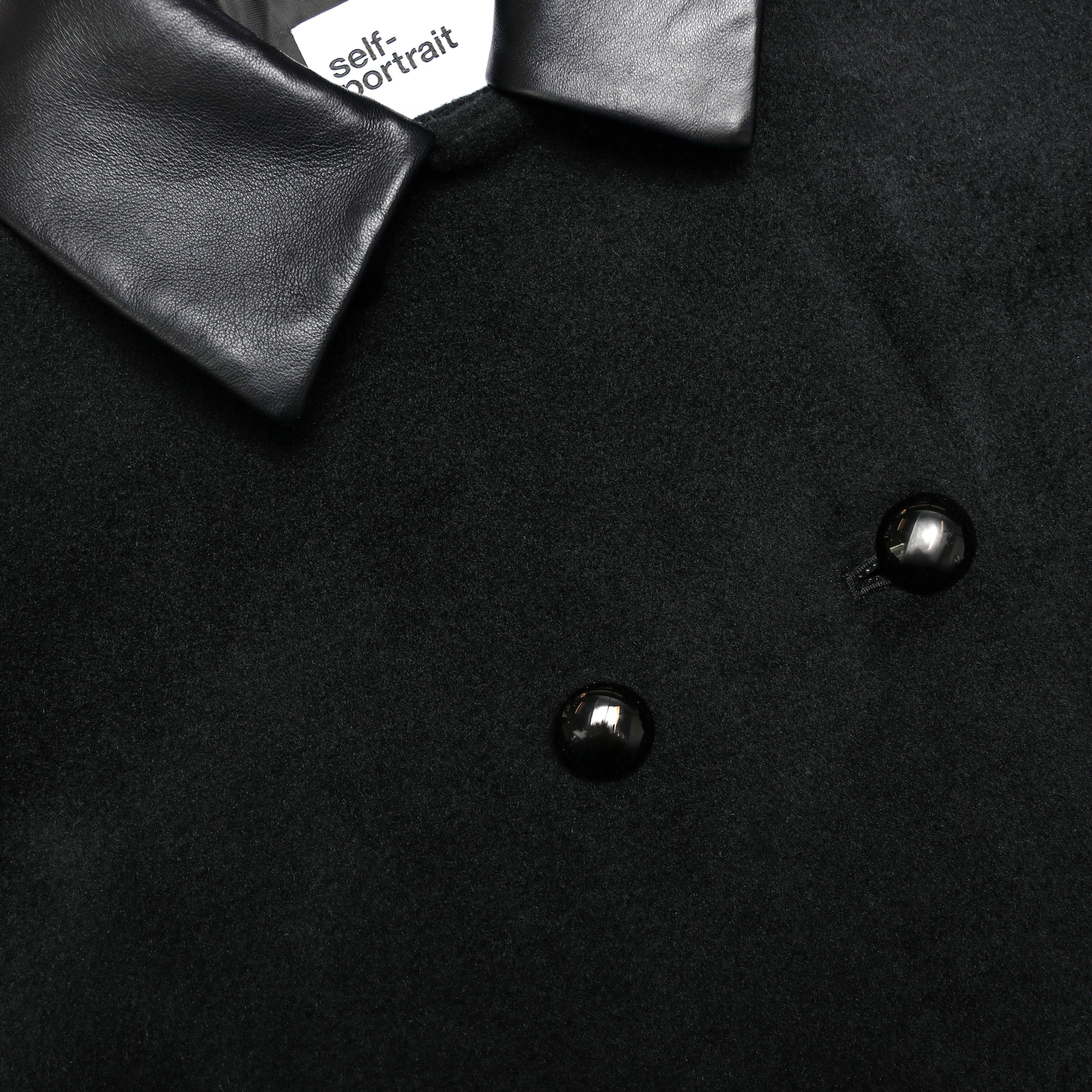 Black Double Breasted Coat